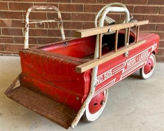 Vintage AMF Hook & Ladder Pedal Car