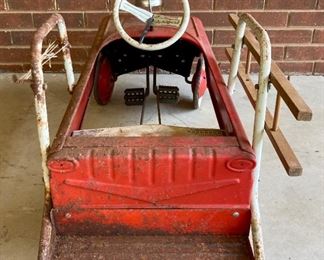 Vintage AMF Hook & Ladder Pedal Car