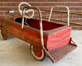 Vintage AMF Hook & Ladder Pedal Car