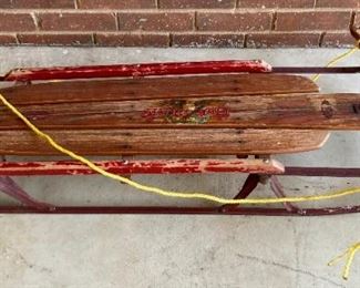 Antique Flexible Flyer Sled