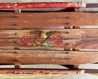 Antique Flexible Flyer Sled