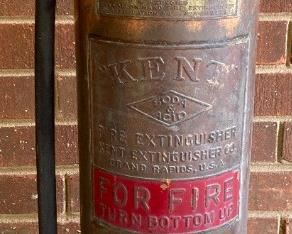 Antique Kent Fire Extinguisher
