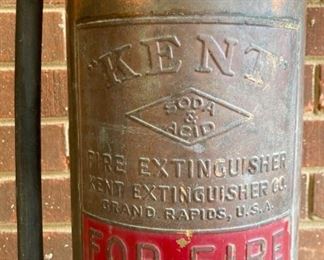 Antique Kent Fire Extinguishers