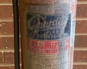 Antique Guardene Fire Extinguisher