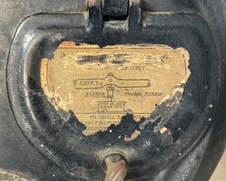 Toledo Scale Co. model 801C springless cast iron scale