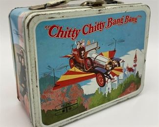 Vintage Chitty Chitty Bang Bang metal lunchbox