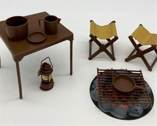 Vintage Mattel Big Jim Sports Camper with accessories