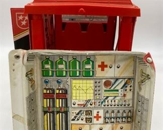Vintage Mattel Big Jim Rescue Rig with accessories