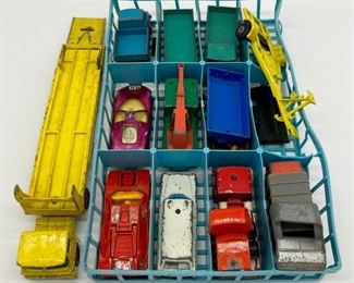 Vintage Hot Wheels cars and trucks