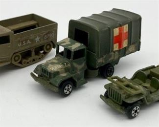 Vintage Hot Wheels military vehicles
