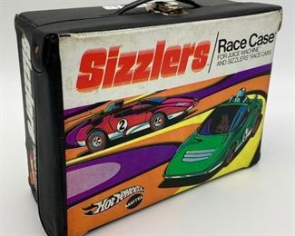 Vintage 1970 Sizzlers Race Case for Juice Machine and Sizzlers race cars