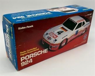 Vintage Radio Shack Radio Controlled Digital Proportional Porsche 924