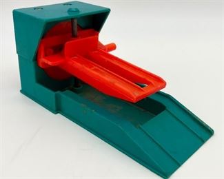 Vintage Fisher-Price Parking Ramp and Service Center with accessories