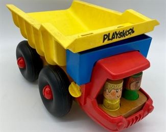 Vintage Playskool dump truck
