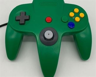 Nintendo N64 green controller with box