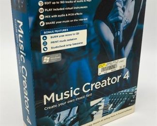 Cakewalk Music Creator 4 software in box