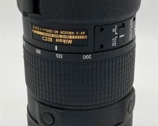 Nikon Nikkor AF-S Zoom 80-200mm f.2,8 IF-ED lens with box and case