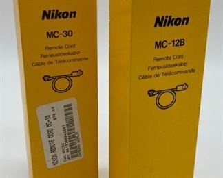 Nikon MC-12B and MC-30 remote cords