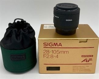 SIGMA 28-105mm F2.8-4.0 lens