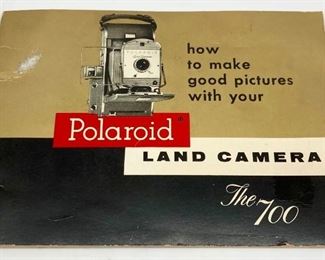 Polaroid The 700 land camera with accessories and case