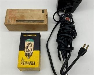 Vintage camera flash equipment