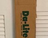 Vintage Da-Lite Flyer X 40" projection screen
