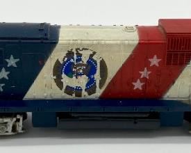 Mantua Tyco Spirit of '76 Locomotive and Caboose set HO scale