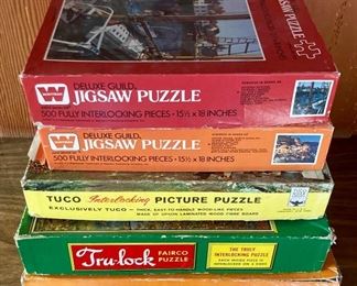 Vintage jigsaw puzzles