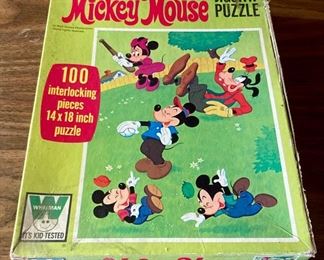 Vintage Mickey Mouse 100 pc jigsaw puzzle