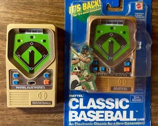 Mattel Classic Baseball electronic handheld game