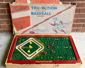 Vintage Tudor Tru-Action Electric Baseball Game with box