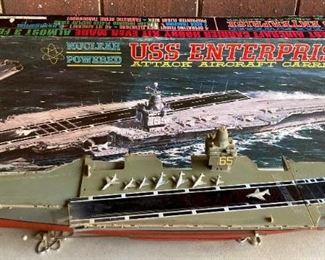 Vintage USS Enterprise 3 foot model with box