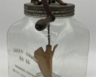 Vintage Dazey glass butter churn No. 80