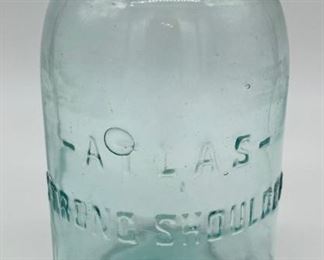 Vintage Atlas Strong Shoulder Mason jar