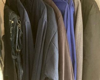 Assortment of men's and women's clothing, various name brands including: The North Face, Polo by Ralph Lauren, Bob Timberlake, Reed, Calvin Klein, Izod, Dickie's, and more