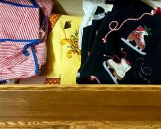 Assortment of men's and women's clothing, various name brands including: The North Face, Polo by Ralph Lauren, Bob Timberlake, Reed, Calvin Klein, Izod, Dickie's, and more