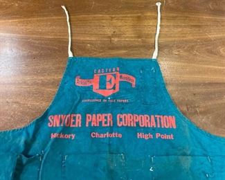 Snyder Paper Company work apron