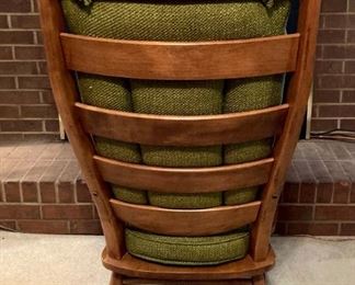 Vintage ladderback rocking chair