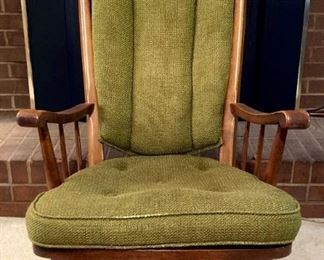 Vintage ladderback rocking chair