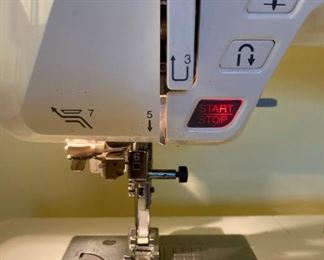 Baby Lock Ellagéa ESG with multiple accessories