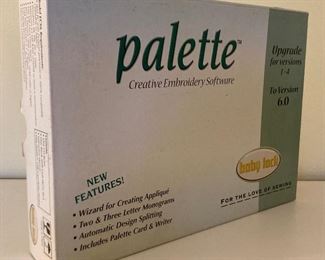 Baby Lock Ellagéa ESG with multiple accessories