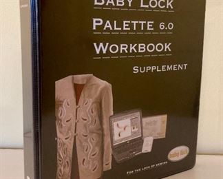 Baby Lock Ellagéa ESG with multiple accessories