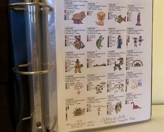 Baby Lock Ellagéa ESG with multiple accessories