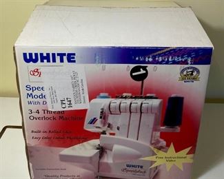 White Speedylock overlock machine #1634