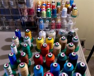 Assorted cone threads for serger machines