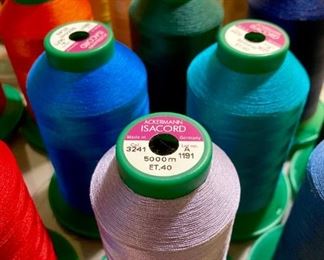 Assorted cone threads for serger machines