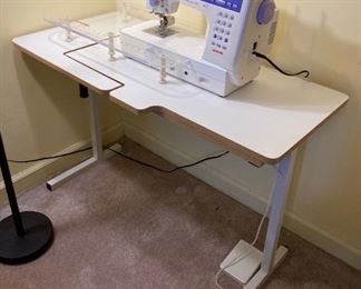 Sewing machine table