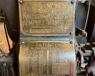 Vintage The Banner Knitting Machine made by Hemphill Company (#30608)
