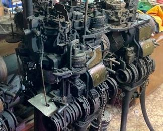 Vintage The Banner Wrap Reverse Machine by Hemphill Compay (#94891) and Vintage The Banner Knitting Machine made by Hemphill Company (#90650)