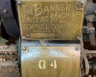 Vintage The Banner Knitting Machine made by Hemphill Company (#90650)